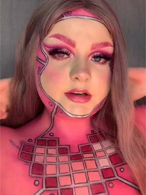 The love bot has entered the chat 🤖💘 #10SecondsVs #messymakeup #makeup 