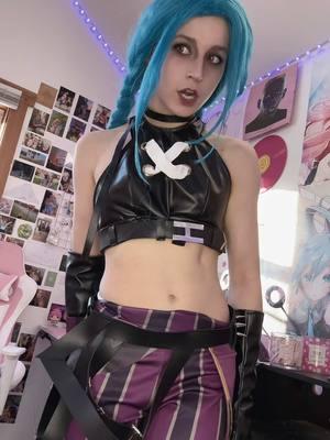 jinx update !! #jinxarcane #foryoupage #arcane #makeup #roomsetup 