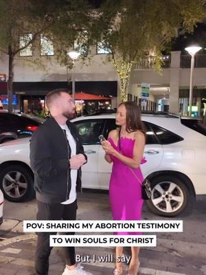 In Miami, I ran into Tyler and had the opportunity to share my abortion testimony in hopes of leading him to Christ. I opened up about how I found Jesus after my second abortion, realizing that nothing could take away the guilt and shame—except Him. I also had the chance to share the gospel and the good news of salvation with him. Though Tyler says he’s not quite ready to commit his life to Jesus, he’s open to the idea of going to Him. And we know that when God starts a work in someone’s heart, He is faithful to complete it. I’m believing that Tyler will one day surrender his life to Christ. Will you pray with me? Comment "I'm praying for you, Tyler" if you are praying that God leads him to church and that one day he will be saved. Let’s intercede together! #JesusSaves #Testimony #FaithJourney #Evangelism #gospel #goodnews 