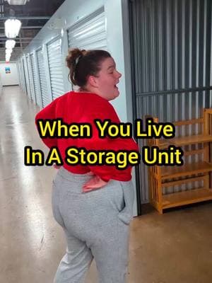 @Fullest & I made it work living here  - - - - - - - - - - - - #storageunit #storage #homeless #smallliving #fyp 