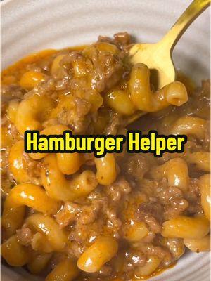 EASY Hamburger Helper Recipe  * 1 pound extra lean ground beef * 1/2 medium onion, chopped * 1 1/2 tablespoons tomato paste * 1 tsp Creole seasoning * 1/2 teaspoon garlic and herb seasoning * 1/2 teaspoon chili powder * 1/2 tsp paprika * 3 cups beef broth * 1 cup uncooked elbow macaroni * 2 cups shredded cheddar cheese * Salt & pepper to taste #fyp #cooking #hamburgerhelper #budgetmeal #onepotmeals #DinnerIdeas #EasyRecipes 