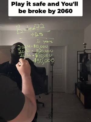 By 2060, inflation will have crushed whatever scraps you managed to save. The truth is, the so-called 'safe' path is the riskiest gamble of all. Let’s talk about where your money should really go. #CompoundingInterest #WealthBuilding #FinancialLiteracy #InvestmentTips #SmartInvesting #SavingsStrategies #FutureOfFinance #MoneyGrowth #WealthManagement #FinanceEducation