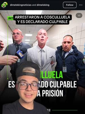 ARRESTARON A COSCULLUELA Y ES DECLARADO CULPABLE   #cosculluela #cosculluelaofficial #coscu #fyp #parati  