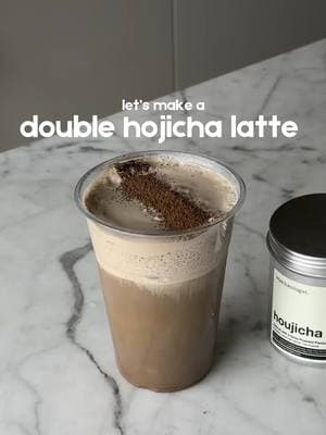 let’s make a double hojicha latte ✨ which essentially is the hojicha version of the viral double matcha latte latte: 2-3 scoops - @matchaeologist hojicha (use code for $$ off) agave for sweetener 160F water @Minor Figures oat milk cream top: 2 scoops of hojicha powder heavy whip cream 3 tsp sugar & agave (optional) & top off w/ more hojicha !! ENJOY 🤍✨ #hojichalatte #hojichalatterecipe #hojichacreamtop #doublehojichalatte 