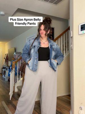 Replying to @anna I love these plus size apron belly friendly pants. And we finally have color options! They come in they’re available on their website and they have them in grey, black, green, and blue! I just remembered that they never put these pants on TikTok shop in plus sizes, but I found them on their website for you 💕 #plussizepants #plussizefashion #plussizehalara #apronbellyfriendly #apronbelly #apronbellybaddies #plussizestyle #halara @Halara_official 