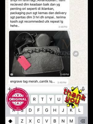 #bagraya2025 #meenzglam #originalonly #originalcoach #bagcollection #coachcollection #customersreview #happycustomers #happycustomersarethebest #happycustomersarethebestcustomers