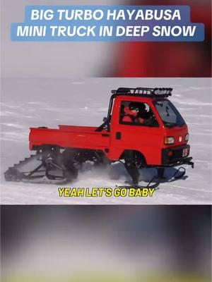 Mini truck hits the snow, ends badly #Cboys #Minitruck #Ktruck #Snowtracks #Turbo #Hayabusa #Funny #Truck #Trucktok #Trucksoftiktok #Cboystv 