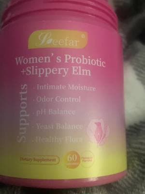 This is a women’s probiotic with slippery elm is supports your feminine area. This is a month supply. #leefar #probiotics #probioticgummies #womensprobiotics #intimatecare #labellasocialite #ttsdelightnow #lovelanguage #seasonalgems #giftguide #ads 