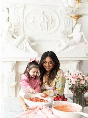 Let’s bake some messy, gooey strawberry cinnamon rolls with my girls 🥹🎀🧁 #pocketsofpeace #nabelanoorhome #MomsofTikTok #girlmom #twoundertwo #baking ##galentinesday##ValentinesDay##daughter##sisters##EasyRecipe##quickrecipes##gratitude##family##familytime