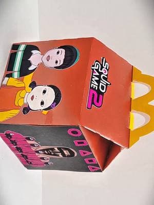 Squid Game2 HappyMeal 6Game Set  Box- #ASMR #paperdiy #blindbag #unboxing #GameBook #paperasmr #foryou #papertoys #papercraft #paperdoll #satisfying #craft #fyp #DIY #incredibox #toy #SquidGame2