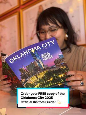 Our 2025 Oklahoma City Visitors Guide is your passport to adventure, local hotspots and a whole lot of fun in OKC! Order your FREE copy at VisitOKC.com. #SeeOKC #OklahomaCity #OKC #TravelOK #MyOklahoma #MyOKC #405 #My405 #Oklahoma #Okie #OklahomaLife #ThingsToDoInOKC 