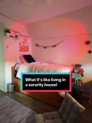 Living in a sorority house is sm fun! Lmk if u want to hear more abt it!#sororityhouse #sororitygirl #sorority #collegecampus #college #collegegirl #collegedorm #dormessentials #universityofmichigan 