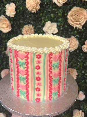 If y’all want daily cake videos, I’m going to have to start unlocking my weird stories, since yall won’t accept a video without sound anymore 😂😂🤣  This is one of our case cakes this weekend so swing by and grab one! 💕 #bestcakeever #atxcakes #htxcakes #cake #buttercreamcake #cakedecorating #houstonbakery #austinbakery #fyp #satisfying #caketok 