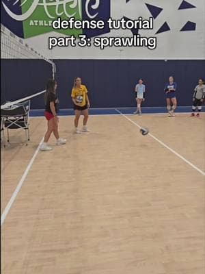 love a good sprawl #volleyball #libero #defense #dive #sprawl #dig #tutorial #collegeathlete #d1athlete #dmoon #gracefuger #coaching #clinic #lessons #foryoupage #fyp 