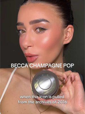 becca champagne pop is THAT girl & I can’t believe I have a fresh one 🥹🫠 #beccachampagnepop #champagnepop #2016makeup #iconicmakeup #makeup #smashboxcosmetics 