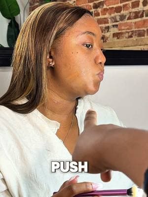 I told her Foundation #1 was the WRONG undertone… but what about Foundation #2? 👀 Watch closely and comment your guess below! ⬇️  Do you think it’s a match? Save this for your next foundation shopping trip!  If a foundation is not your undertone, it will usually sit on top of the skin rather than blending seamlessly.  Here’s why: 	•	Too Cool or Too Warm: If the foundation is too cool (pink) or too warm (yellow/golden) for your skin, it won’t blend naturally and may create a noticeable contrast, making the makeup look ashy, orange, or dull. 	•	Oxidation Issues: Mismatched undertones can sometimes cause the foundation to oxidize in an unflattering way, making it appear even more unnatural. 	•	Lack of Harmony with Skin: When the undertone is off, the foundation doesn’t “melt” into the skin—it may look like it’s sitting on the surface, emphasizing texture, dryness, or fine lines. A properly matched foundation will blend seamlessly and enhance your natural complexion rather than looking like a mask. Do you usually struggle with finding the right undertone? . . . . #m#makeupm#makeupcreatorfyp #m#makeupgirlm#makeupaddictb#blackgirlmakeupd#darskinmakeupm#makeuptutorialsbeautycreator 