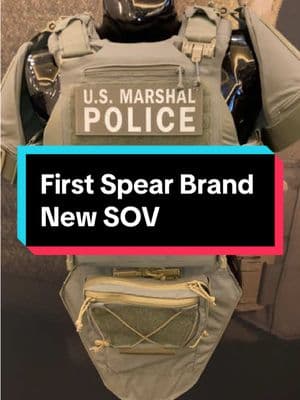 Brand New First Spear SOV (Scalable Operator Vest). #firstspear #military #specialoperations #police #swat #tacticalgear #platecarrier #bodyarmor #news #shotshow2025 #media #cosplay #larp 