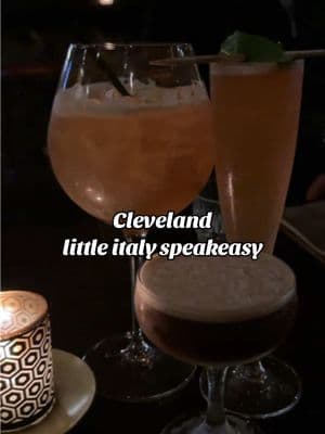 the vibes, food and drink all get a 10/10 from me 😋🍹🍕💕👩🏻‍🍳 #littleitaly #cleveland #ohio #cle #clevelandfood #speakeasy #Vlog 