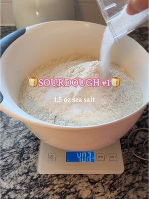 My sourdough recipe & process!🫶🏼🥖 come back for part 2! #sourdough #sourdoughrecipe #breadrecipe #sourdoughforbeginners #easysourdough 