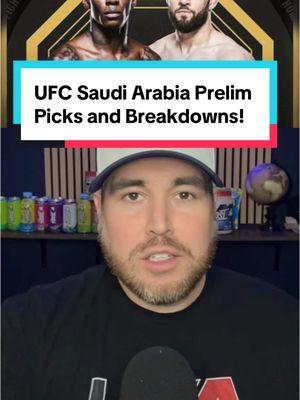 UFC Saudi Arabia Prelim Picks & Breakdowns! Get all your action on @WagerAttack Sportsbook Casino 🔥 #UFC #ufcsaudiarabia #israeladesanya #mma #ufcpicks 