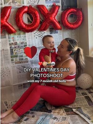 celebrating my little love this Valentines!👶🏼❤️ 7 months of pure joy & snuggles!  #valentine #ValentinesDay #valentinesphotoshoot #valentinesdayphotoshoot #7monthold #baby #MomsofTikTok #momtok 