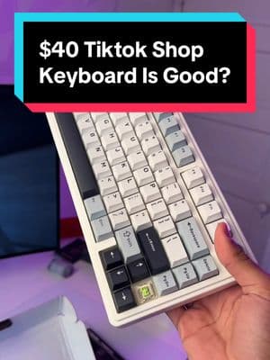 This $40 TikTok shop keyboard is actually good #carterpcs #tech #techtok #techfacts #keyboard #gamingkeyboard 