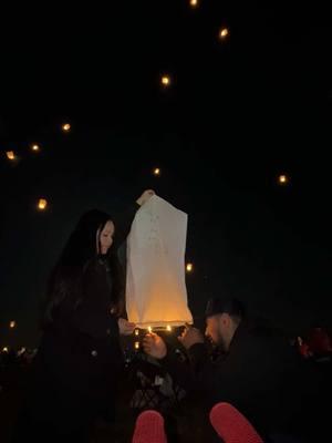 Marry the man who does everything to make you happy. I love our little life. 🤍  #lanternfestival #lantern #datenight 