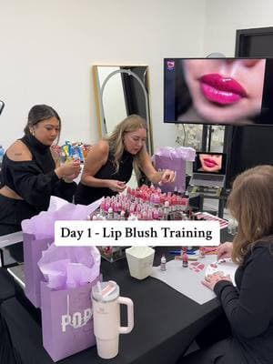 Day 1 of 2 Lip Blush Training 👄💄  📍 Next Class Feb 9  Payment Plans Available  AsiaSalonBrows.com  . . . . . #lipblushtraining #liptattootraining #lioblushtattoo #lipblushclass 