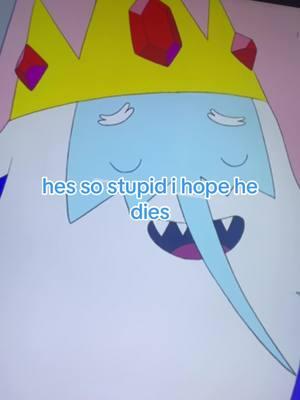 ice king :-) is stupid!!:-( ||#adventuretime #silly #cartoon #fionnaandcake #fyp 