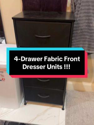 LOVE LOVE LOVE these 4 drawer fabric front dresser units !!!! 🙌🏼🙌🏼🙌🏼 #4drawerdresser #dresser #homeorganization #dressers #sweetfurniture 