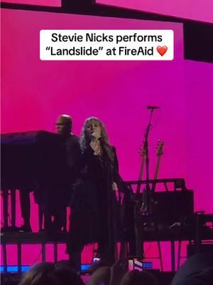 @Stevie Nicks’s “Landslide” brought the house down at #FireAidLa ❤️ Donations can be made directly via @FireAidLA’s link in bio. #stevienicks #fleetwoodmac #landslide 