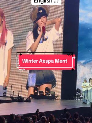 Aespa Winter Ment Concert Oakland  #aespa #aespamy  #kpop #doctordotarmy #fyp #trending #aespaconcert #winteraespa #karinaaespa #giselleaespa #ningningaespa #aespasynkparallelline #aespaworldtour @aespa official