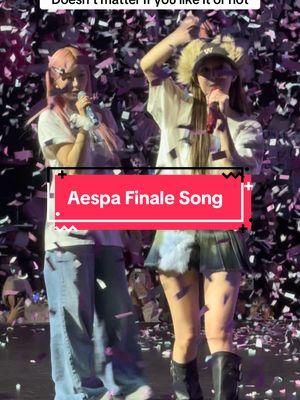 Aespa Finale Oakland  #aespa #aespamy  #kpop #doctordotarmy #fyp #trending #aespaconcert #winteraespa #karinaaespa #giselleaespa #ningningaespa #aespasynkparallelline #aespaworldtour @aespa official