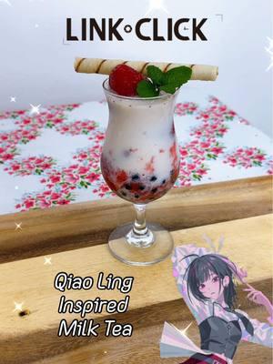 Using frozen strawberries rather than ice helps to avoid it getting watered down! Also adds to the look and flavor~☺️🍓 #linkclick #时光代理人 #qiaoling #乔苓 #linkclickqiaoling #linkclickedits 