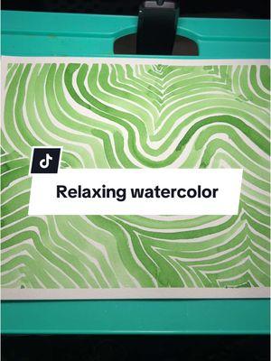 Perfect mindless activity for passing time during a power outage (and tuning out my son’s boredom singing). Time for bed, hoping to wake up to electricity  🤞🏼  #practicenotperfection #artistsoftiktok #beginnerwatercolor #watercolorart #creativeoutlet #zenart #relaxingwatercolor