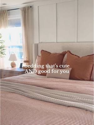 This Target gingham duvet cover is 100% cotton, OEKO-TEX certified, lightweight and SUPER CUTE.  OEKO-TEX Standard 100: - Tests every component of a product, including buttons, threads, and accessories - Tests for over 1,000 harmful substances, including: Formaldehyde Banned azo dyes Pentachlorophenol Cadmium Nickel Phthalates Pesticides Perfluorinated compounds (PFCs) Heavy metals This duvet cover and the rest of my bedding is 🔗 in bi0 on LTK! 🫶🏼  #lowtoxliving #oekotex #nontoxicliving #gingham #nontoxic #nontoxichome #homedecor #bedding #lowtox 