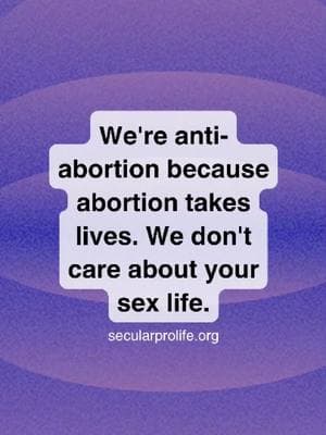 Evidence will suggest that pro-lifers oppose abortion because it kills a human, not to control people's sex lives. #abortion #abortiondebate #prochoice #proabortion #prolife #antichoice #antiabortion #feminism #womenshealthcare #reproductiverights #reprorights #mybodymychoice #spl #secularprolife #fyp #foryoupage