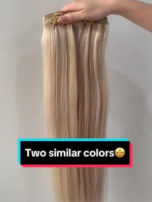 Which one do you prefer 🤩🤩🤩#sunnyhair#sunnyhairextensions#realhumanhair#clipins