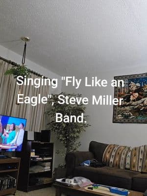 Lip sync singing "Fly Like an Eagle", Steve Miller Band, 1976. #flylikeaneagle #stevemillerband #lipsync #singing #foryou #fyp #fy #clovisnm 