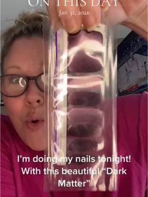 #onthisday #darkmatter #nailpolish #color #colorstreet #SelfCare #DIY #diynails #nailpolishstrips #hi #polishyourselfwithapril #fyp #fypシ #