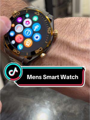 This smart watch doesn’t look like an ordinary smart watch. It’s soo much nicer!  #smartwatches #smartwatchviral #menssmartwatch #menswatch #menswatches #watches #treasurefinds #spotlightfinds #ttsdelight #giftguide #ttsdelightnow #newyearnewaura #tiktokshopcreatorpicks #tiktokshopjumpstart #mademyyear #ttslevelup #tiktokshoploveatfirstfind 