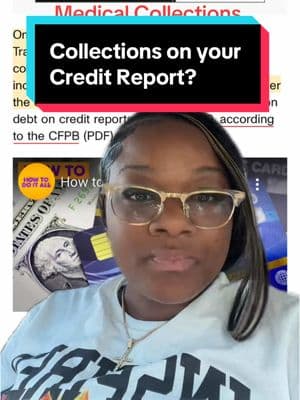 Get those Collections off of your Credit Report! It’s 2025 it’s time to be financially💵 responsible. Now that’s a 💪🏾flex  Good credit, savings and investing is the wave 🌊  #credittok #creditrepair #credithacks #financialfreedom #buildwithtia #crediteducation #crediteducation #credittips #hillmantokuniversity 