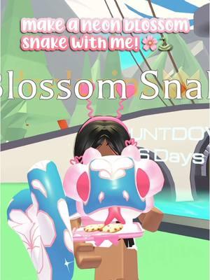 Should I make a mega now? 🤔🌸 #adoptme #blossomsnake #fyp #foryou #preppy #dreaswishesxo #neon #neonblossomsnake #neonpets #megas #viral #adoptmefyp #roblox #fypシ゚viral #preppyadoptme #lunarnewyear #targetaudience #valentines #teamwork 