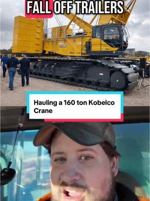 Big crane but had to be discreet. #heavyhaulin #shippingwars #trucks #truckersoftiktok #truckdriver #oversized #kobelco #cranes #CapCut #fyp 