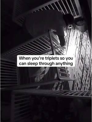 Thank goodness for good sleepers, dads who take cleaning very seriously, & moms who think outside of the box (the headlamp might have been my best idea yet!)  #triplets #tripletsoftiktok #tripletmom #tripletdad #dadsoftiktok #bestdad #MomsofTikTok #toddlers #CleanTok #latenight #sleep