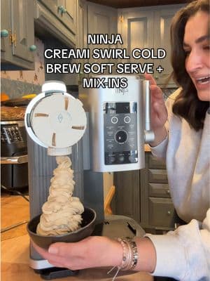 Replying to @Rebecca upon further review…I already have a new idea to get even more mix-ins in my soft serve 😇🍦 What should we try next??? @Ninja Kitchen #ninjacreami #ninjacreamitips #ninjacreamirecipe #proteinicecream #coffeeicecream #softserve #softserveathome #ninjacreamiswirl #ninjaswirl #healthysnack #fyp 