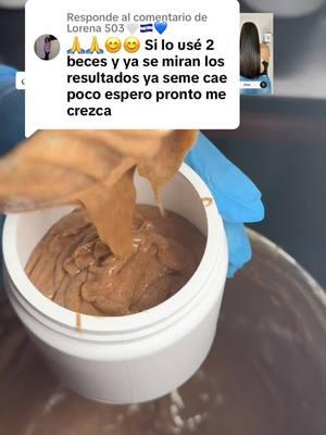 Respuesta a @Lorena 503🤍🇸🇻💙 gracias por tu comentario , nuestra mascarilla 💯💯 disponible en el link#lovelidajabonesnaturales ##cabello 