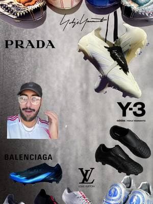 What boot collab did I miss?? • • • #footballboots #soccercleats #adidaspredator #adidassamba #adidasfootball #ald #newbalance #prada #balenciaga #louisvuitton #Soccer #futbol #jaydentorres 