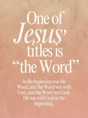 One of Jesus‘ titles is “The Word“ In the beginning was the Word, and the Word was with God, and the Word was God. He was with God in the beginning.  And then Jesus left heaven and stepped into our humanity. The Word became flesh and made his dwelling among us. We have seen his glory, the glory of the one and only Son, who came from the Father, full of grace and truth فِي الْبَدْءِ كَانَ الْكَلِمَةُ، وَالْكَلِمَةُ كَانَ عِنْدَ اللهِ. وَكَانَ الْكَلِمَةُ  اللهُ. هَذَا كَانَ فِي الْبَدْءِ عِنْدَ اللهِ وَالْكَلِمَةُ صَارَ بَشَراً، وَخَيَّمَ بَيْنَنَا، وَنَحْنُ رَأَيْنَا مَجْدَهُ، مَجْدَ ابْنٍ وَحِيدٍ عِنْدَ الآبِ، وَهُوَ مُمْتَلِىءٌ بِالنِّعْمَةِ وَالْحَقِّ. #theword #word #jesus #john #gospel #gospelofjohn #injil #bible #nt #truth #leapintolove