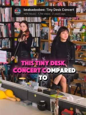 can’t tell the difference 😭 #beabadoobee #tinydesk #npr #fyp #llusionmusic 